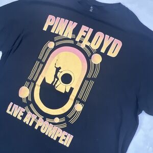 Pink Floyd Live A Pompeii‎ Band Tour T Shirt Adult XL Black Mens
